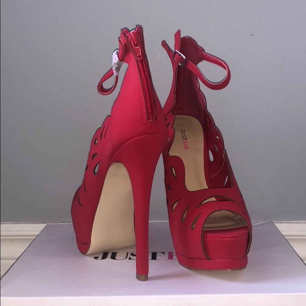 JUSTFAB REGINA HEELS - Picture 2 of 5